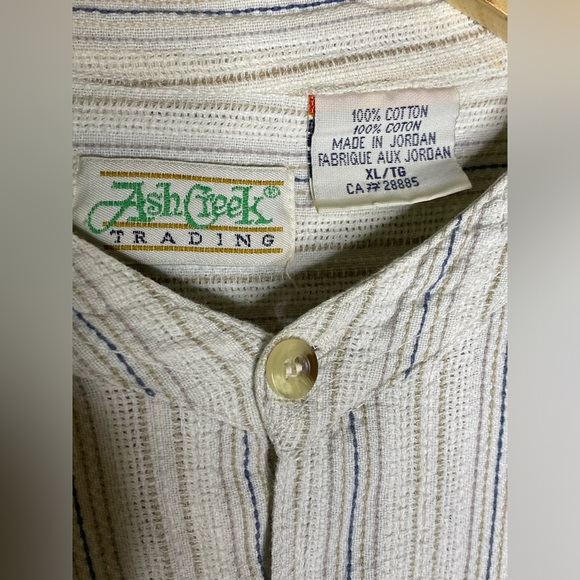 Vintage ash creek trading co button down cotton shirt - Picture 2 of 3